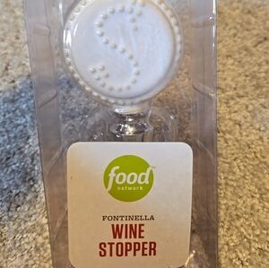New "S" Monogram Food Network White Wine Stopper